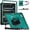 Darkgreen, variant on ELEHOLD Hybrid Rugged Case for iPad Pro 13-inch (M5) 2025/(M4) 2024 Heavy Duty Shockproof Case with 360° Rotatable Handstrap Foldable Kickstand Crossbody Shoulder Strap, Rose