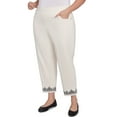thumbnail image 3 of Alfred Dunner Womens Plus-Size Classic Cuffed Medallion Ankle Pant, 3 of 4