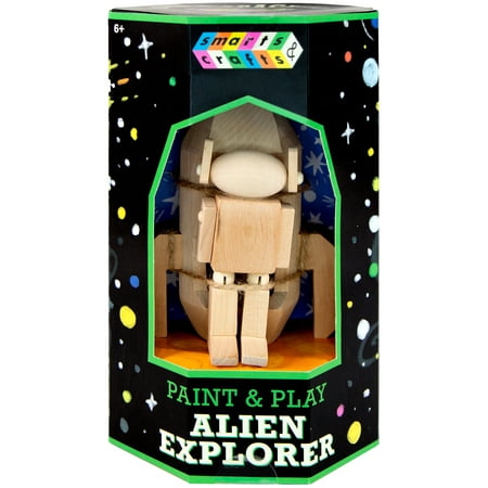 Smarts & Crafts Alien Explorer Painting Craft Kit  22 Pieces  Unisex  Kids & Teens