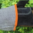 thumbnail image 4 of Guantes de soldadura de forja/Mig de material cuero resistente al calor/fuego, Guantes para horno/parrilla/Chimenea/horno/estufa/soporte /soldador shamjiam guantes de cocina de jardinería, 4 of 8