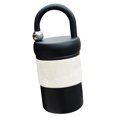 thumbnail image 3 of Taza de café Taza térmica de Viaje 400 ml de Acero Inoxidable Mango portátil Minimalista Vaso con Aislamiento frío y Caliente para Viajes Diarios Negro, 3 of 8