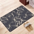 thumbnail image 3 of DouZhe Oriental Ethnic Style Lattice Rugs Doormat, Non-Slip Machine Washable Carpets Floor Door Mat , 36" x 24", 3 of 6