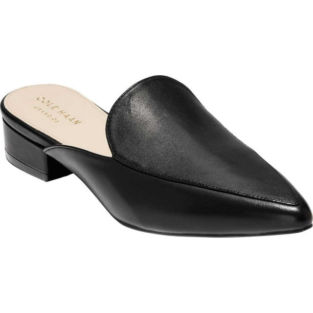 Cole Haan - Women's Cole Haan Piper Mule Black Smooth Leather 6.5 B - Walmart.com - Walmart.com