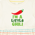 thumbnail image 4 of Inktastic Funny Chili for Baby Girl Boy Girls Baby Dress, 4 of 5