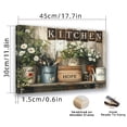 thumbnail image 2 of Framed 2D Artwork Featuring Rustic Floral Plant Paintings for a Farmhouse Kitchen Wall, Including Kitchenware And Daisy Images, Inspirational Quotes, And Posters Suitable for Home Decor in Restaurant, 2 of 10