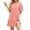 B445 Pink summer dresses for women clearance under $5, variant on Cagogo Women's Summer Dresses Casual Short Sleeve Round Neck Solid Loose Short Flowy Ruffle Midi Dress 2025 Trendy Beach Party Vacation Sundress