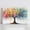 Framed, variant on Vela Home Colorful Tree of Life Canvas Wall Art, 10x8 Inch Rainbow Oil Painting Thick Paint Framed Print, Waterproof Canvas Wood Frame, Modern Vibrant Nature Decor