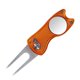 thumbnail image 1 of Tenedor de fruta Tenedor de golf Herramienta plegable Herramienta de mango de aluminio de metal Regalo, 1 of 6