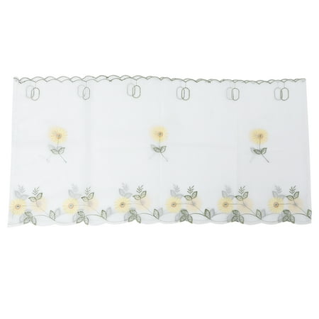 

1Pc Cafe Kitchen Daisy Small Curtain Domestic Kitchen Small Daisy Curtain