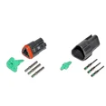 thumbnail image 5 of 2Set Grey For Deutsch 2,3,4,6,8,12Pin Connector Housing, Seals Crimp Terminal US, 5 of 13