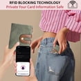 thumbnail image 7 of LOUEBICA Small Wallets for Women Leather Bifold RFID Blocking Card Holder Compact Wallet Women with Zipper Coin Pocket, 7 of 7