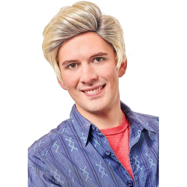 Disfraz de peluca Culture Franco High School Preppy para adultos, rubia