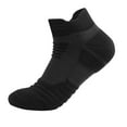 thumbnail image 4 of Xihbxyly 5pc Wicking Breathable Cotton Ankle Socks for Men Men's Casual Solid Color Sweat-Absorbing Breathable and Outdoor Socks for Sports, 4 of 4