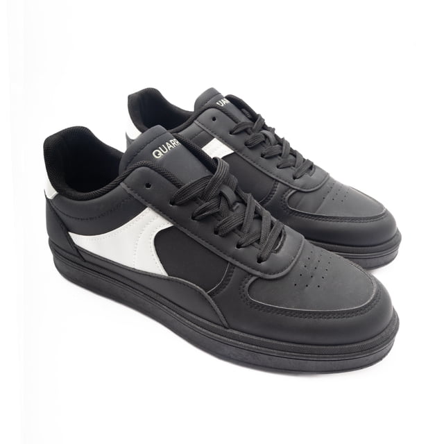 Tenis Sneakers Con Suela De Goma Y Paneles Contrastados Para Hombre