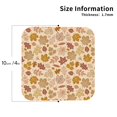 thumbnail image 2 of Vsdgher Fall Leaves Leather Coasters for Drinks, Durable Drink Coasters 4 Set for Tabletop Protection, Luxurious Home Décor and Housewarming Gift ( {designName})Square, 2 of 6