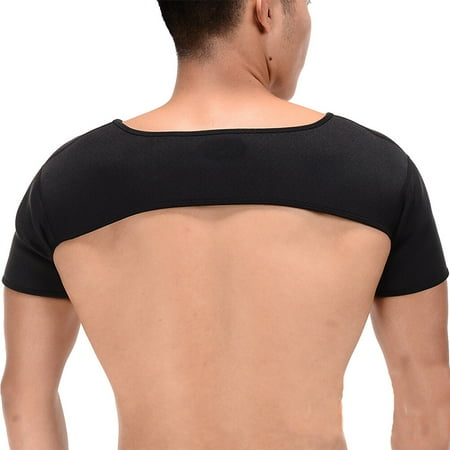 

Tinksky SBR Double Shoulder Protection Composite Material Shoulder Protection Warm Cover Pad for Outdoor Mountaineering Sports (Black Size S)