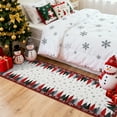 thumbnail image 2 of FairOnly Red 2'x10'Christmas RunnerRug for Bedroom Ultra Soft Festive Floor Mat for High-Traffic Areas Machine Washable Non Slip Low Pile Rug for Hallway, 2 of 7