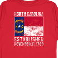 thumbnail image 4 of Inktastic Established November 21, 1789 North Carolina Flag Boys or Girls Long Sleeve Toddler T-Shirt, 4 of 5