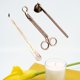 thumbnail image 2 of 3 unids / set de herramientas para recortador de de material acero inoxidable Candlewick Dipper de accesorios para Snuffer para bronce mayimx cortadora de vela, 2 of 8