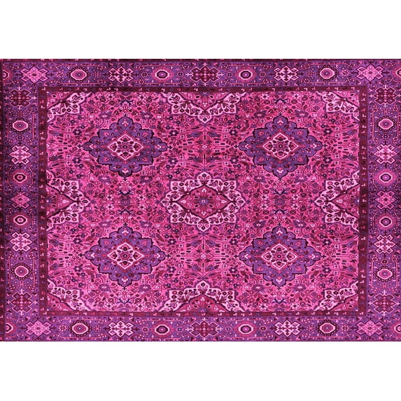 Ahgly Company Indoor Rectangle Persian Pink Traditional Area Rugs, 5' x 8'
