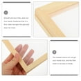 thumbnail image 3 of Minkissy 2Pack Paper Making Craft Frame Paper Frame Supplies Wood Natural Tool For Kindergarten Activities, 3 of 8