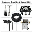 thumbnail image 3 of High Pressure Hose, RV Gas Line 350 PSI Multifunctional 3/8in Female To 1/8in MNPT 20ft Length Rugged Construction  for Fire Pits, 3 of 7