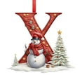 thumbnail image 2 of Kbndieu 26 Letter Ornaments for Christmas Tree, Initial Ornaments Christmas Tree Decorations Christmas Ornaments Christmas Hanging Decor X, 2 of 5