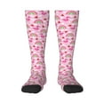 thumbnail image 2 of Lsque Cute Flamingo Printed Crew Socks Men's Women's LightWeight Thin Casual Calf Socks ,Knee High Socks,Cotton Socks, 2 of 9