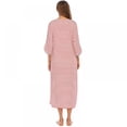thumbnail image 4 of Chemises de Nuit Confortables d'Automne pour Femmes Pyjamas Décontractés Manches Courtes Pyjamas à Fermeture Éclair Grande Taille Vêtements de Nuit Robe de Nuit, 4 of 7