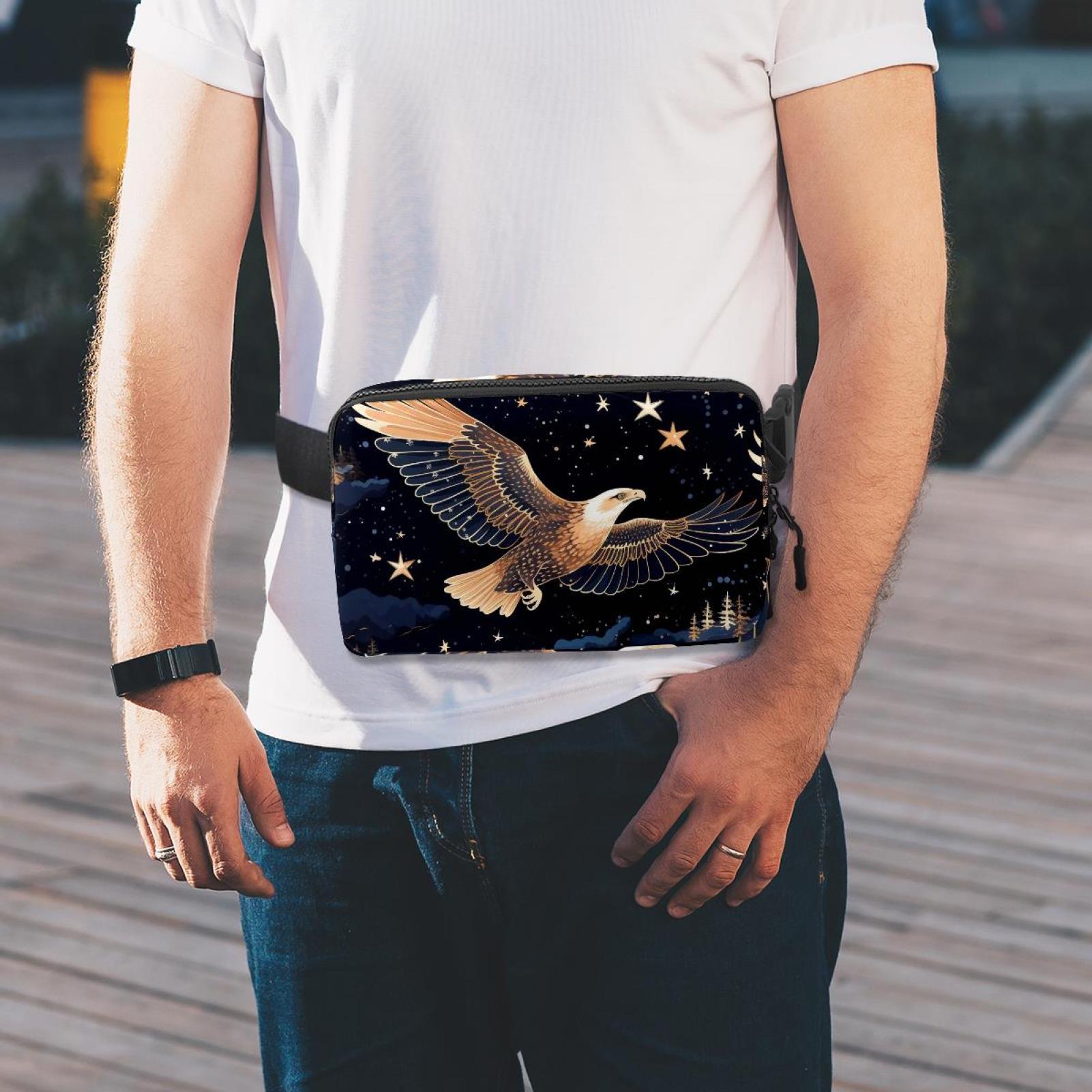 Bird Lightweight Adjustable Fanny Bag Running Belt Waist Pack with Extension Strap Unisex