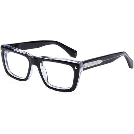 Big Rectangle Punk Acetate Glasses Frames Men Eyeglasses Women