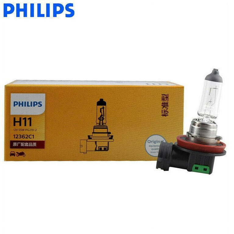 Philips H11 12362 PGJ19-2 Car Halogen Headlight Bulb (Warm White) (Single) 12V  55W at Rs 152/piece, Car Lights in Kolkata