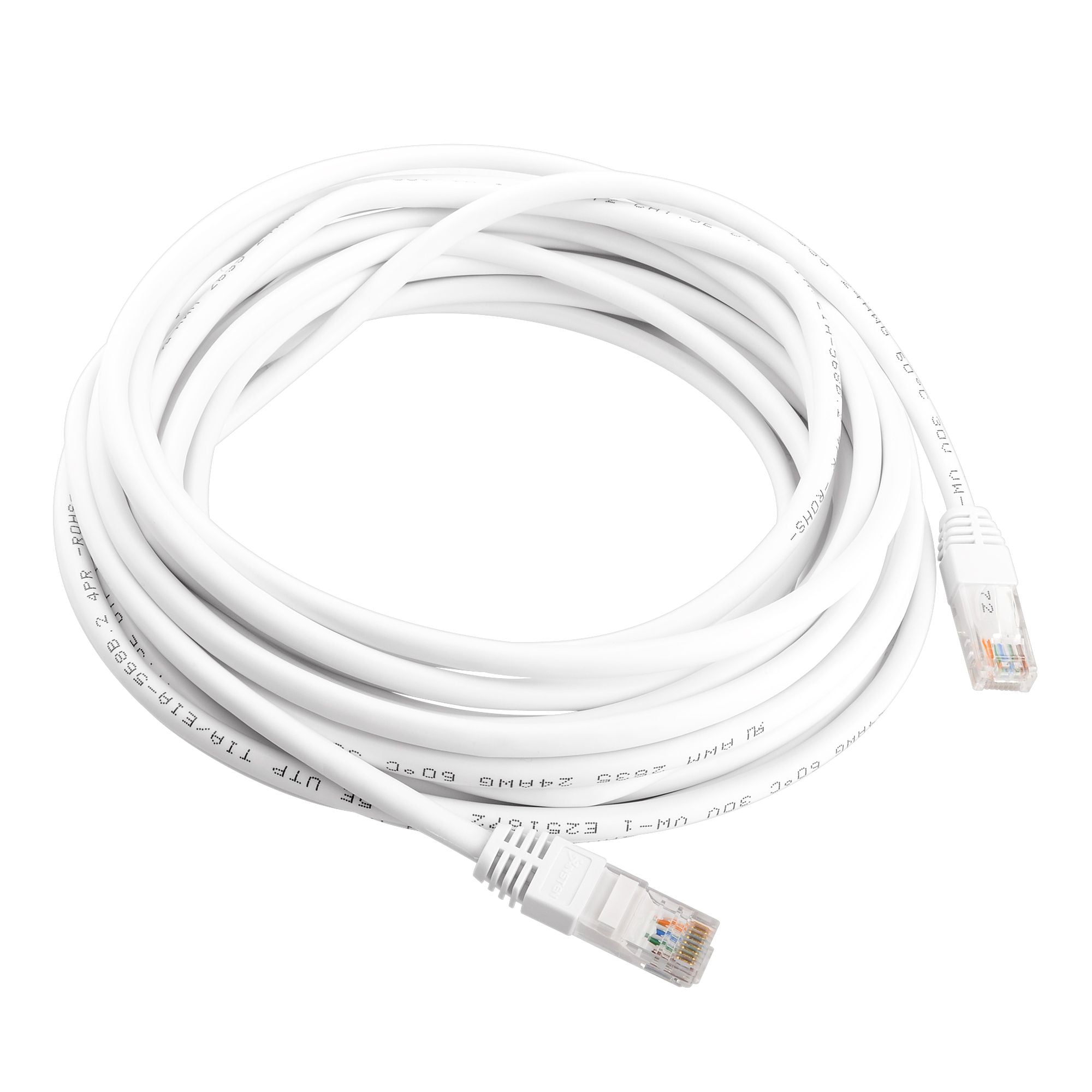 Insten 25' Cat5e Cat5e Lan Network Patch Cable 25Ft White