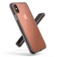 thumbnail image 6 of Ringke Fusion Case Compatible with iPhone X, Transparent PC Back TPU Bumper Drop Protection Phone Cover - Smoke Black, 6 of 8