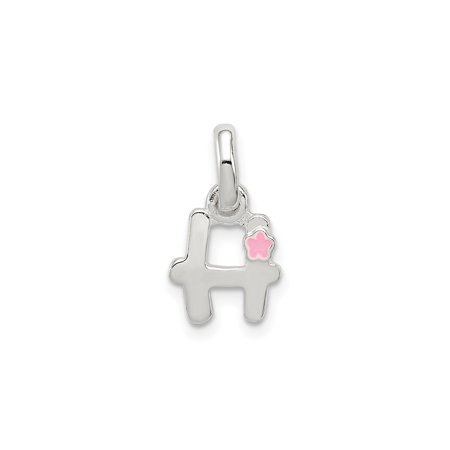 Sterling Silver Hebrew Hay Pendant with Pink Enamel Star, Dainty Jewish Charm for Necklace or Bracelet, Religious Judaica Symbol Jewelry for Women