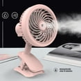 thumbnail image 1 of Fiudx Ventilador Portátil de Escritorio, Carga Usb, Modo de Enganche y Soporte, Funcionamiento Silencioso, Humidificador de Vapor, Diseño Compacto Que Ahorra Espacio, Uso En Oficina y Hogar, Tamaño 1, 1 of 6