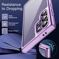 thumbnail image 5 of JETech Case for Samsung Galaxy S24 Ultra 5G, Non-Yellowing Shockproof Bumper Protective Phone Cover, Anti-Scratch Hard PC Back (Purple), 5 of 6