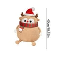 thumbnail image 3 of Twfbrm Christmas Throw Pillows, Christmas Decorations 16 Inch Teddy Sherpa Reindeer Shaped Pillow, Soft Cute Stuffed Plush Reindeer Doll Toys Winter Holiday Decorative Cushion for Couch Sofa Bed, 3 of 7