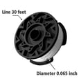 thumbnail image 3 of 3/6 Pack For Black & Decker Replacement String Trimmer Line Spool AF-100 Eater For Cordless Grass Trimmer Garden Tool, 3 of 7