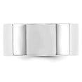 thumbnail image 2 of 10K White Gold 10mm Standard Flat Comfort Fit Band Ring Size 8, 2 of 7