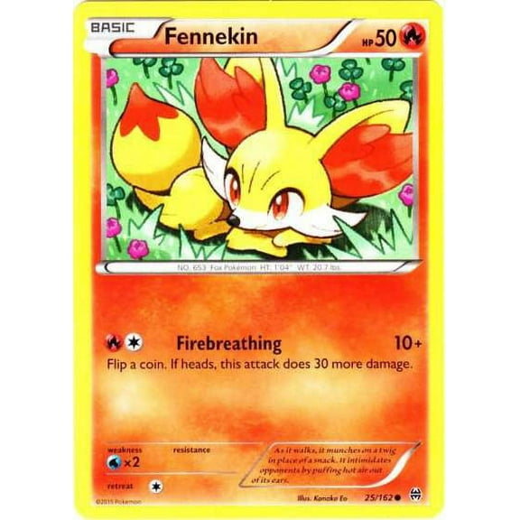 Pokemon BREAKthrough Fennekin #25