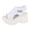 White, variant on Rokment Platform Athletic Mesh Walking Nursing Sandals for Women 2026 Comfortable Stretchy Hollow out Open Toe Chunky Wedge High Heels Casual Orthotic Slip on Summer Shoes Black Size 6