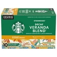 thumbnail image 2 of Starbucks Coffee K-Cup Pods Decaf Veranda Blend Blonde Roast Decaffeinated 100% Arabica Coffee 10ct K-Cups Box (Pack of 2 Boxes), 2 of 8