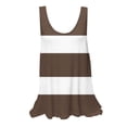 thumbnail image 2 of Liquidation Staron Camisole pour Femmes Coupe Ample Décontractée Douce Fluide Hauts Rayés Printemps Été Col Rond Tendance Basique Sans Manches Chandails Camisoles, 2 of 5