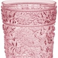 thumbnail image 5 of Set of Four Pink Paisley Acrylic Stemless Whiskey Glasses, 5 of 10