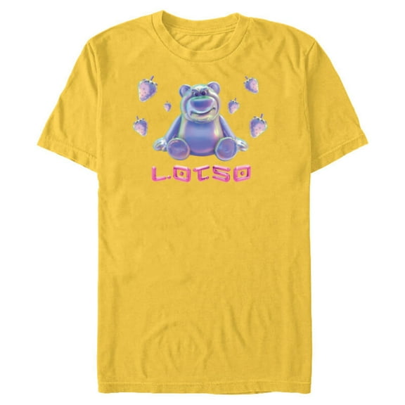 Disney and Pixar’s Toy Story Lotso Futurism - Short Sleeve Blended T-Shirt for Adults - Customized-Yellow