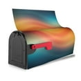 thumbnail image 3 of Xecao yellow orange and teal for Mailbox Cover with Magnetic Strips, Waterproof and Sunscreen, Adds a Decorative Touch to Your Garden Yard-21x18 in, 3 of 8