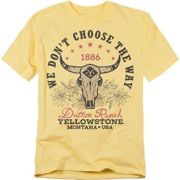Yellowstone T-Shirt Large Skull Unisex Graphic Tee for Men & Women