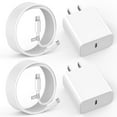 thumbnail image 2 of UKLL-iPhone Charger Fast Charging 10 FT, 2 Pack [MFi Certified] 10FT Long Type C to Lightning Fast Charging Cable with 20W USB C Wall Charger Block Compatible for iPhone 14 13 12 11 Pro Max XS XR X 8, 2 of 3