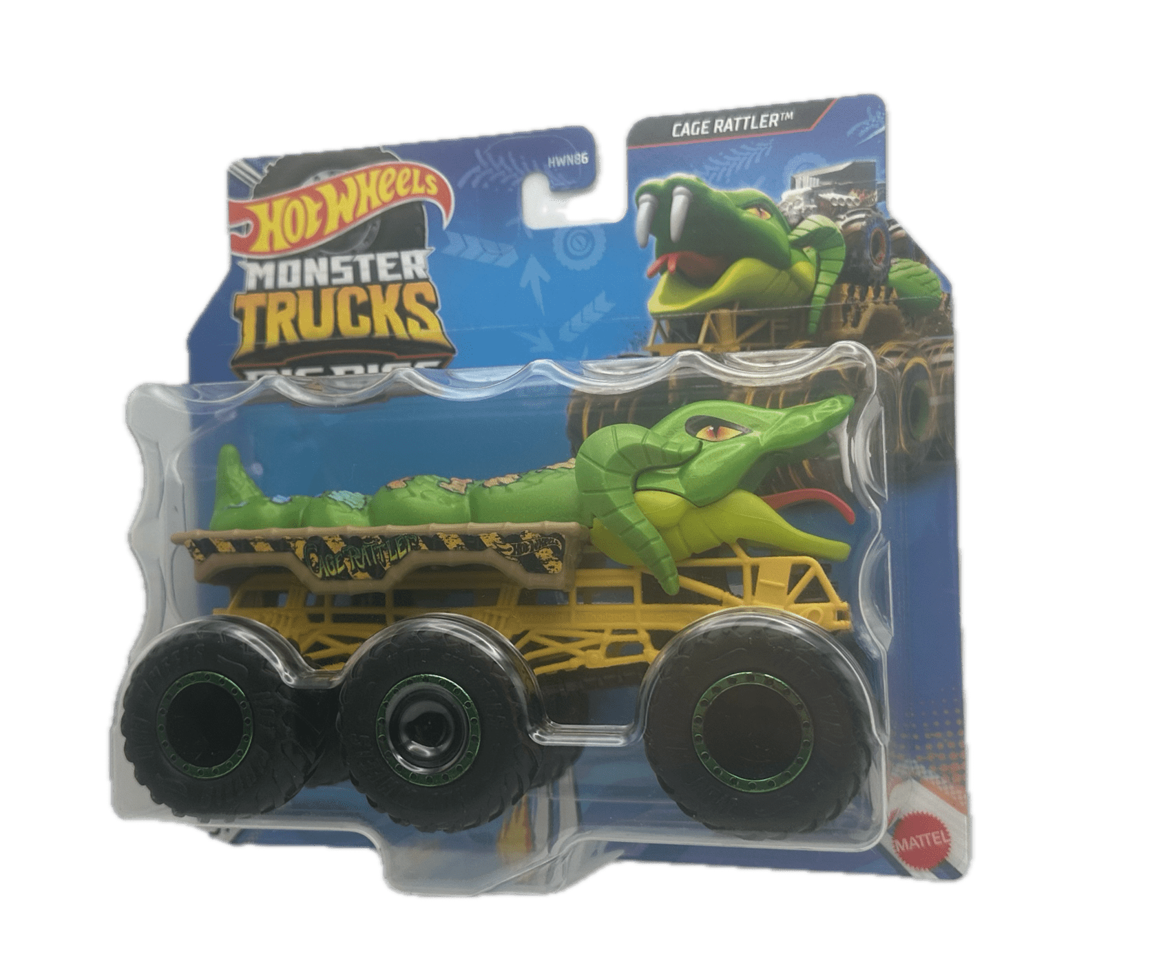 Hot Wheels Monster Trucks Big Rigs - Cage Rattler
